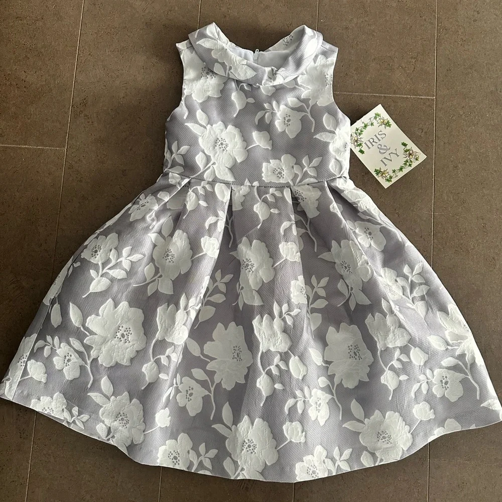 Iris & Ivy Floral Party Dress 6X - Picture 1 of 12
